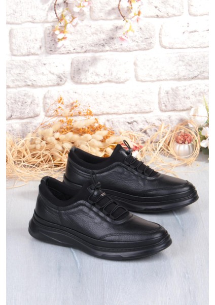 2270 Micro Klima Sistem Hakiki Deri Kauçuk Taban Erkek Ayakkabı