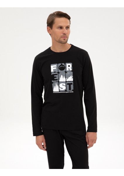 Erkek Siyah Pijama Takımı 50322655-001 modelleri