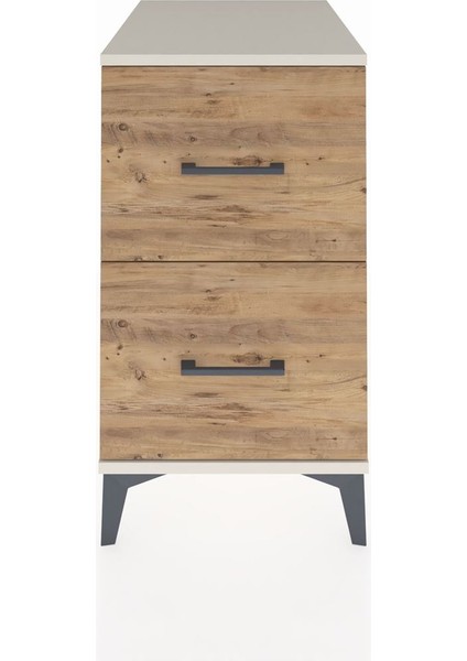 Kronos Komodin 2 Çekmeceli 44X59X80 Aytaşı-Çam