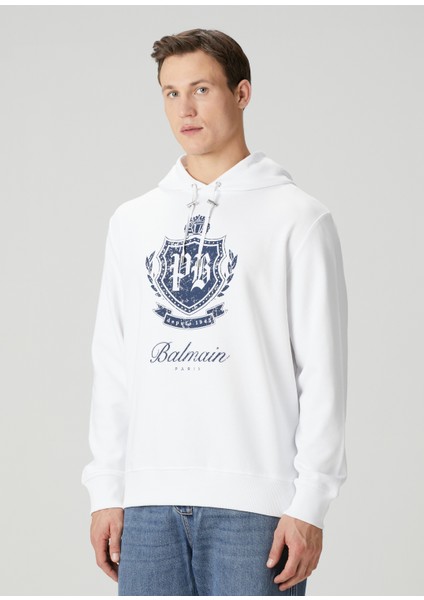 Beyaz Kapüşonlu Sweatshirt modelleri