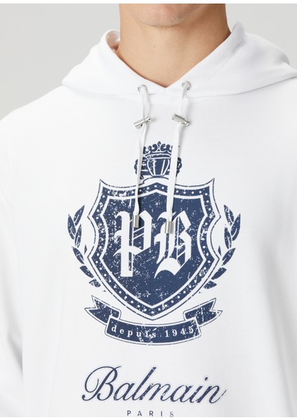 Beyaz Kapüşonlu Sweatshirt indirimleri