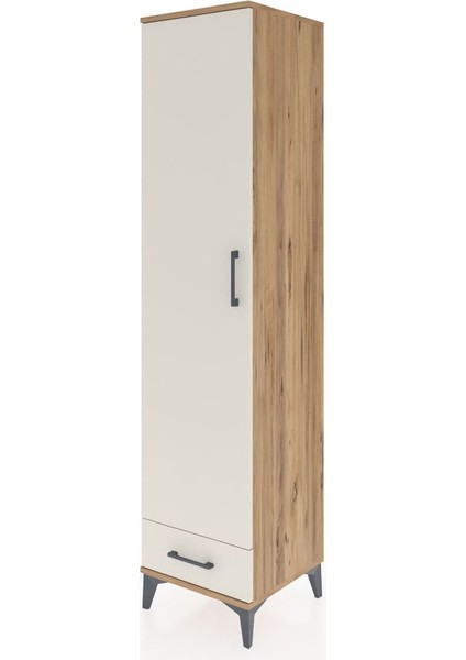 Hyperion Dolap 5 Raflı Tek Çekmeceli Tek Kapaklı 44X44X195 Çam-Aytaşı modelleri