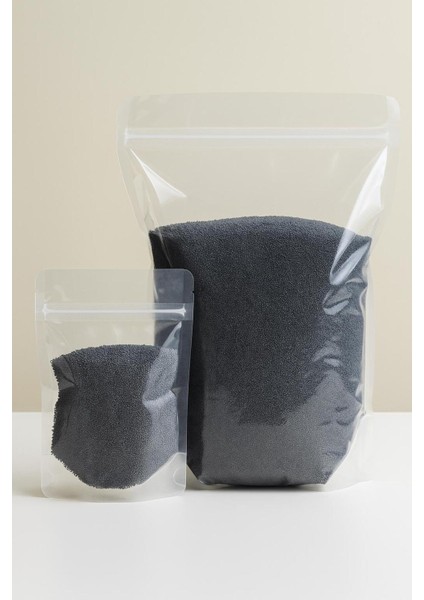 Incı Tozu Antrasit Renk Gül Kokulu Mum Sonsuzluk Tozu Mum Doğal Mum 100 Gram - 10 Adet Fitil ile
