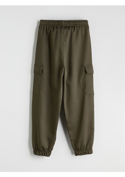 Yeni Sezon Beli Lastikli Erkek Çocuk Kargo Jogger Pantolon modelleri