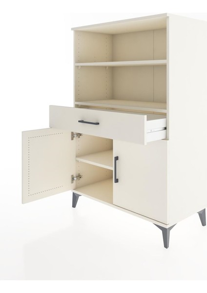 Hyperion Dolap 3 Raflı Tek Çekmeceli 2 Kapaklı 88X44X134 Aytaşı-Aytaşı fırsatları