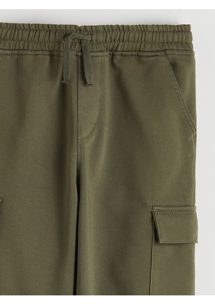 Yeni Sezon Beli Lastikli Erkek Çocuk Kargo Jogger Pantolon modelleri