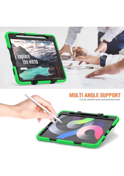CPT16 iPad Pro 11 (2020) Kılıf Griffin Tablet Kapak - Yeşil