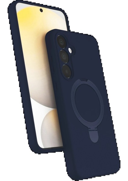 CPT16 Samsung Galaxy A16 5g Regal Magsafe Standlı Kapak - Lacivert