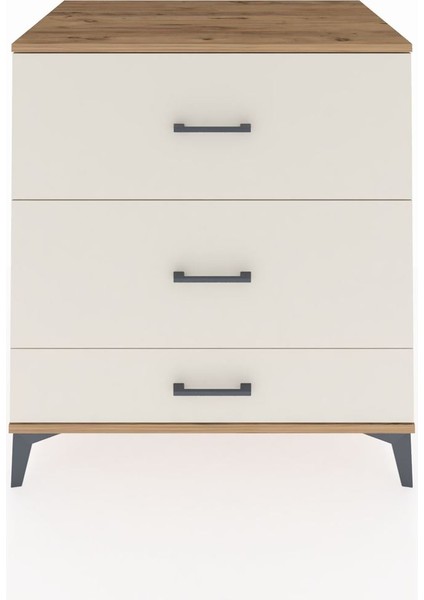 Kronos Şifonyer 3 Çekmeceli 88X59X96 Çam-Aytaşı