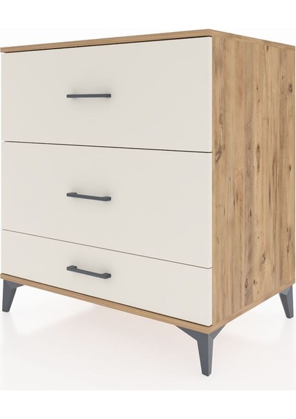Kronos Şifonyer 3 Çekmeceli 88X59X96 Çam-Aytaşı modelleri