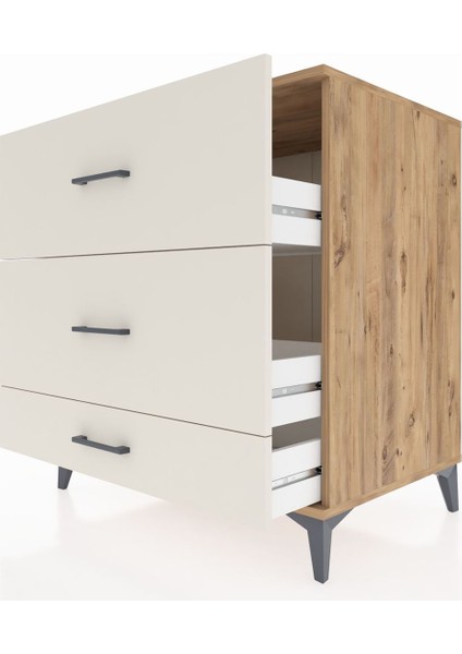Kronos Şifonyer 3 Çekmeceli 88X59X96 Çam-Aytaşı indirimleri
