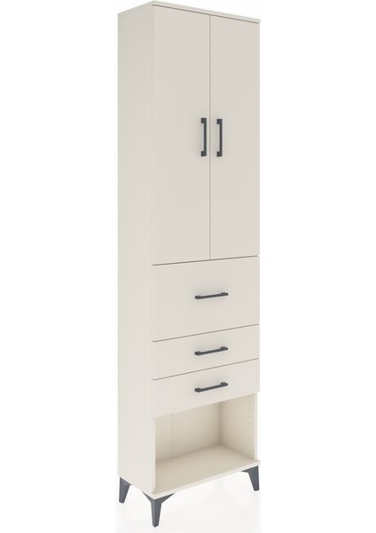 Arges Dolap 2 Raflı 3 Çekmeceli 2 Kapaklı 60X30X221 Aytaşı-Aytaşı fiyatları
