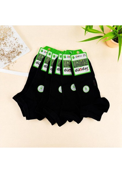 Erkek Bambu Dikişsiz Kokulu Patik Çorap Siyah 6'lı ve 12'li indirimleri