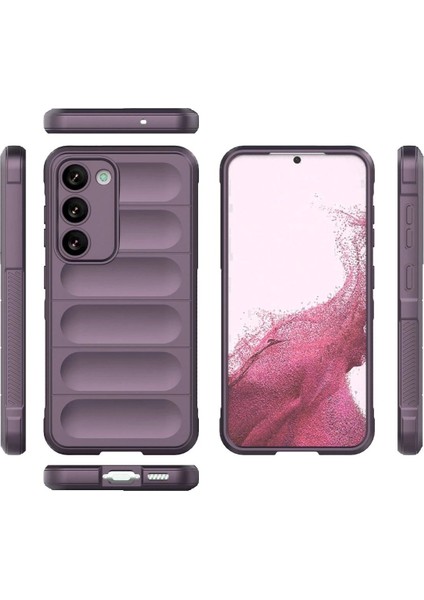 CPT16 Samsung Galaxy S23 Plus Kılıf Optimum Silikon - Mor modelleri