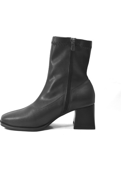 Streç Kalın Topuklu Kadın Bot modelleri