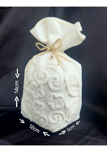 Hobizer Hobizer 15 x 12 x 5 Ccm Düğün,nikah,cinsiyet Partisi,yaş Partisi,diş Partisi Çok Amaçlı Kese 5 Adet