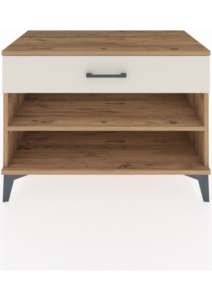 Hyperion Şifonyer Tek Raflı Tek Çekmeceli 88X44X64 Çam-Aytaşı