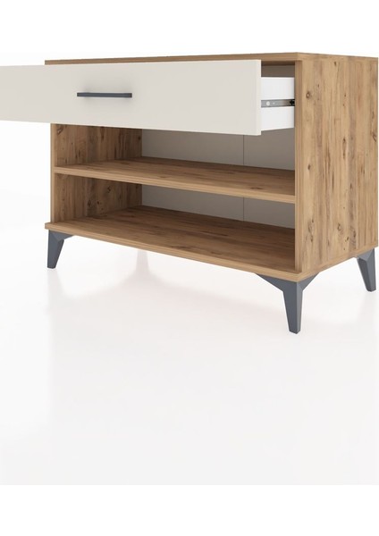 Hyperion Şifonyer Tek Raflı Tek Çekmeceli 88X44X64 Çam-Aytaşı fırsatları