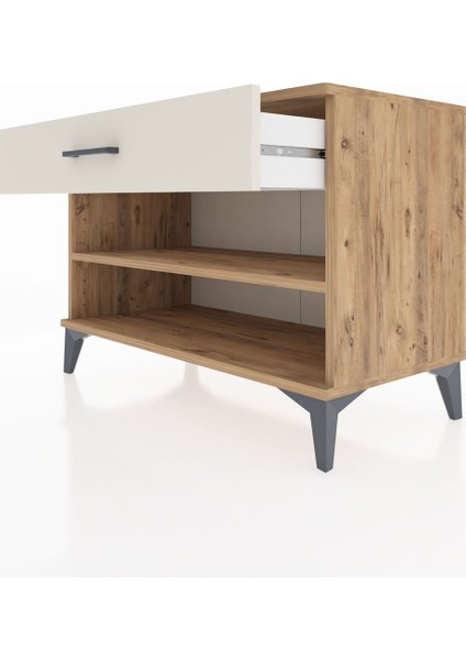 Hyperion Şifonyer Tek Raflı Tek Çekmeceli 88X44X64 Çam-Aytaşı indirimleri