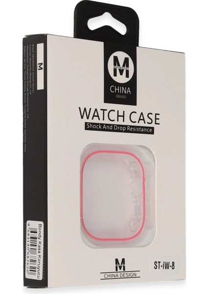 More-Tr Movenchy Watch Ultra 49MM Bondy Kasa Koruyucu - Pembe