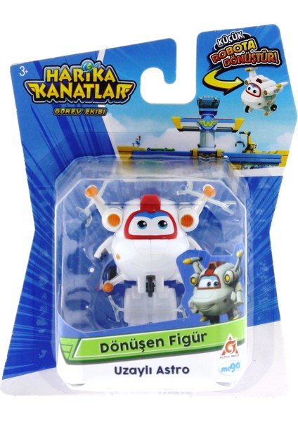 Harika Kanatlar Dönüşen Mini Figür Uzaylı Astro