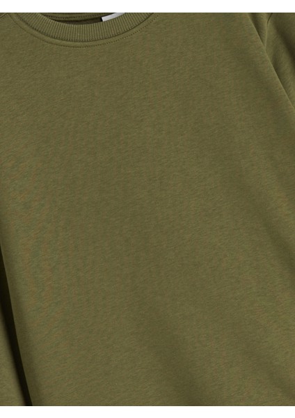 Yeni Sezon Bisiklet Yaka Erkek Çocuk Sweatshirt modelleri