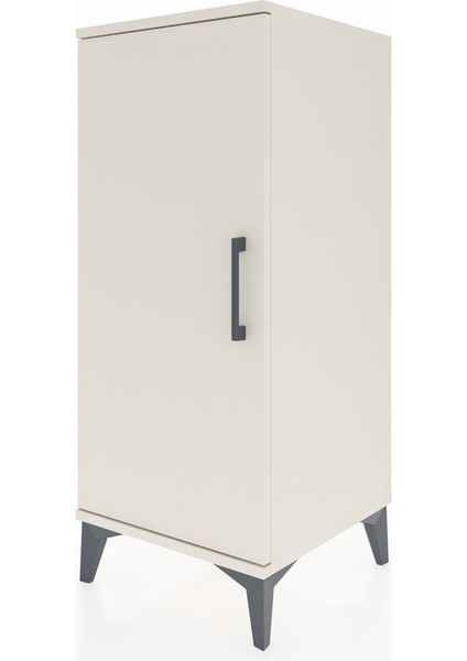 Hyperion Komodin Tek Raflı Tek Kapaklı 44X44X106 Aytaşı-Aytaşı modelleri