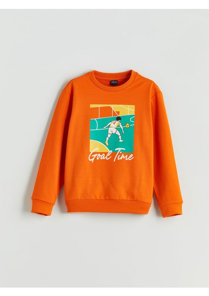 Yeni Sezon Bisiklet Yaka Erkek Çocuk Sweatshirt