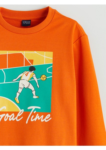 Yeni Sezon Bisiklet Yaka Erkek Çocuk Sweatshirt modelleri