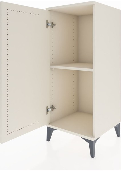 Hyperion Komodin Tek Raflı Tek Kapaklı 44X44X106 Aytaşı-Aytaşı fırsatları