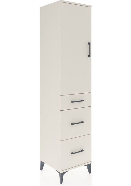 Hyperion Dolap Tek Raflı 3 Çekmeceli Tek Askılı 44X44X195 Aytaşı-Aytaşı fiyatları