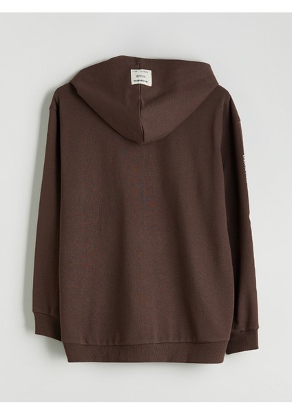 Yeni Sezon Kapüşonlu Erkek Çocuk Fermuarlı Sweatshirt modelleri