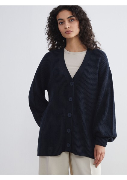 Yeni Sezon V Yaka Kadın Triko Hırka