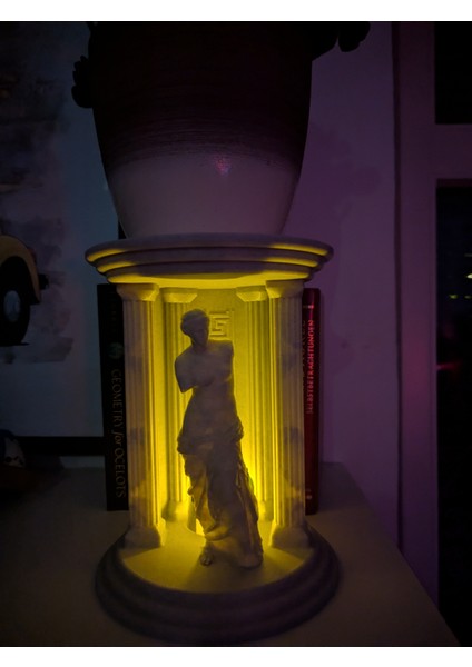 Afrodit Tanrıçası Yunan Tapınağı Dekoratif Mumluk fırsatları