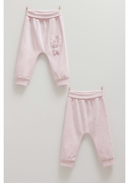 Cute Rabbıt Cep Detaylı Patiksiz Ikili Pantolon - Caramell - APK1486 - Lila - 18 - 24 Ay - APK1486-LILA-18 - 24 Ay Lila