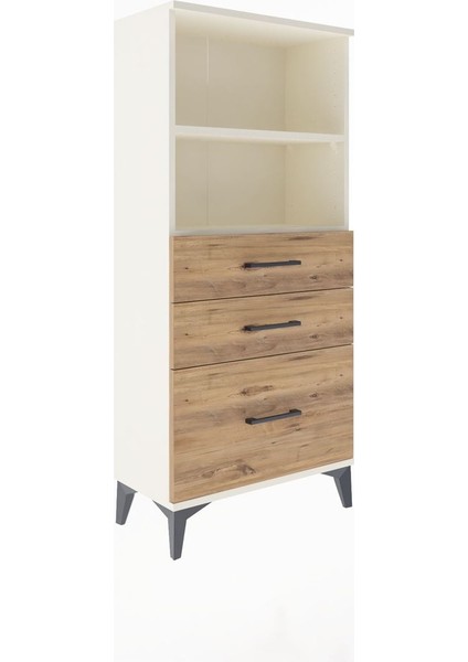 Arges Dolap 2 Raflı 3 Çekmeceli 60X30X134 Aytaşı-Çam fiyatları