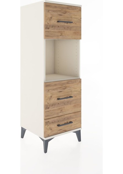Hyperion Dolap Tek Raflı 3 Çekmeceli 44X44X134 Aytaşı-Çam fiyatları
