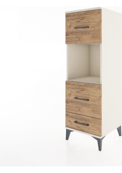 Hyperion Dolap Tek Raflı 3 Çekmeceli 44X44X134 Aytaşı-Çam modelleri
