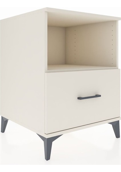 Kronos Komodin Tek Raflı Tek Çekmeceli 60X59X80 Aytaşı-Aytaşı fiyatları