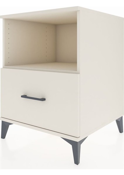 Kronos Komodin Tek Raflı Tek Çekmeceli 60X59X80 Aytaşı-Aytaşı modelleri