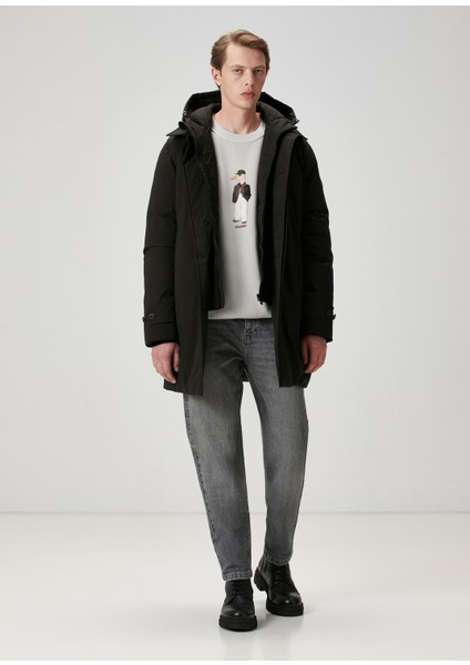 Gri Bej Kaz Figürlü Oversized Sweatshirt fiyatları