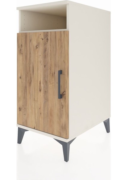 Kronos Komodin 3 Raflı Tek Kapaklı 44X59X96 Aytaşı-Çam modelleri