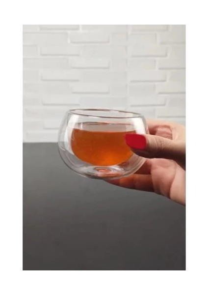 Çift Cidarlı Cam Reçellik 6 Adet