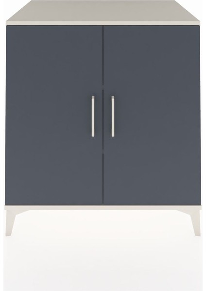 Kronos Şifonyer 2 Raflı 2 Kapaklı 88X59X96 Aytaşı-Antrasit