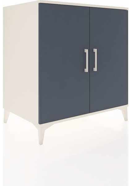 Kronos Şifonyer 2 Raflı 2 Kapaklı 88X59X96 Aytaşı-Antrasit fiyatları