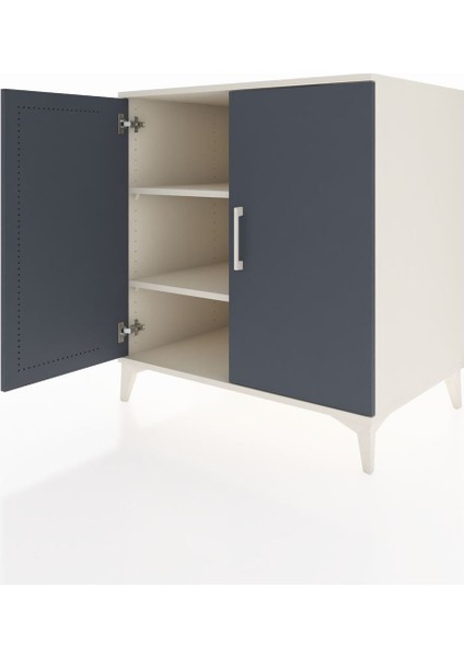 Kronos Şifonyer 2 Raflı 2 Kapaklı 88X59X96 Aytaşı-Antrasit fırsatları