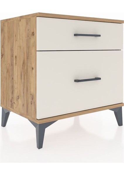 Hyperion Komodin 2 Çekmeceli 60X44X64 Çam-Aytaşı fiyatları