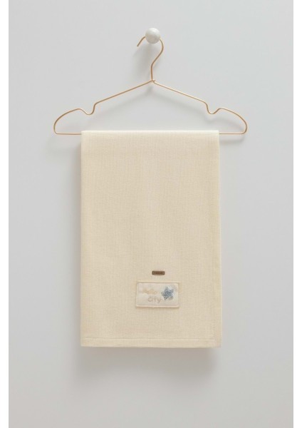 Soft Style Boy Triko Battaniye - 90X90 - Caramell - BTE2059 - Ekru - 0 - 12 Ay - BTE2059-EKRU-0 - 12 Ay Ekru