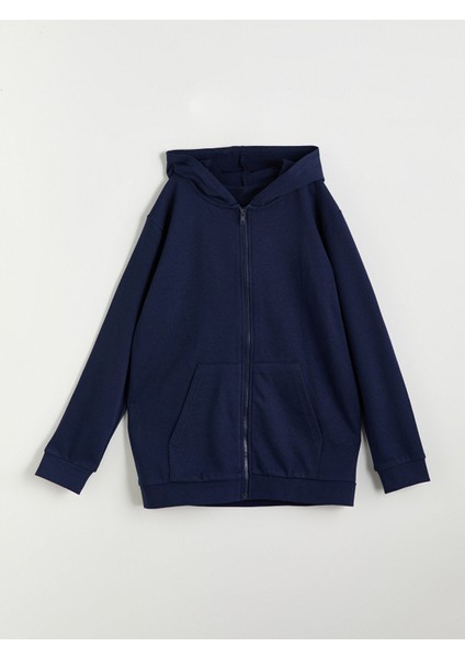 Yeni Sezon Kapüşonlu Erkek Çocuk Fermuarlı Sweatshirt modelleri