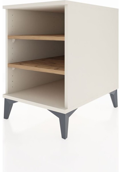 Kronos Komodin 2 Raflı 44X59X64 Aytaşı-Çam modelleri